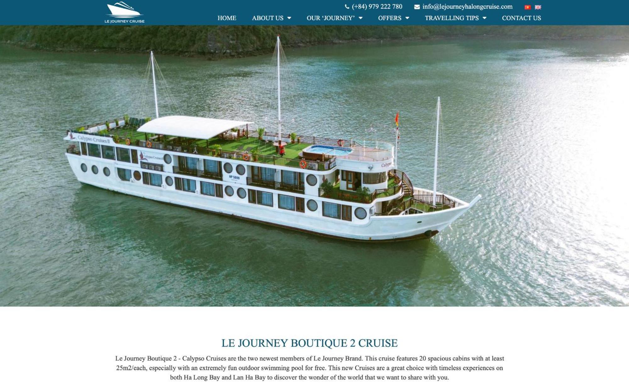 Le Journey Elegance Cruise Hotell Ha Long Exteriör bild